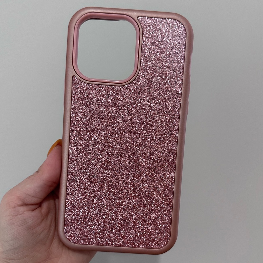 Rose Gold Glitter Case